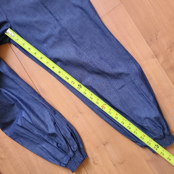 Anthropologie Globetrotter Cotton Chambray Joggers - Picture 12 of 16